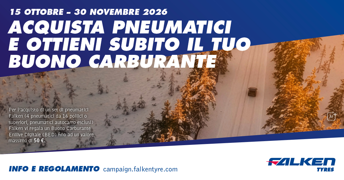 Promo inverno Falken 2026 Promo inverno Falken 2026